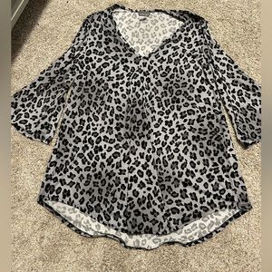 Cheetah Print Shirt/Dress Women’s Size Large